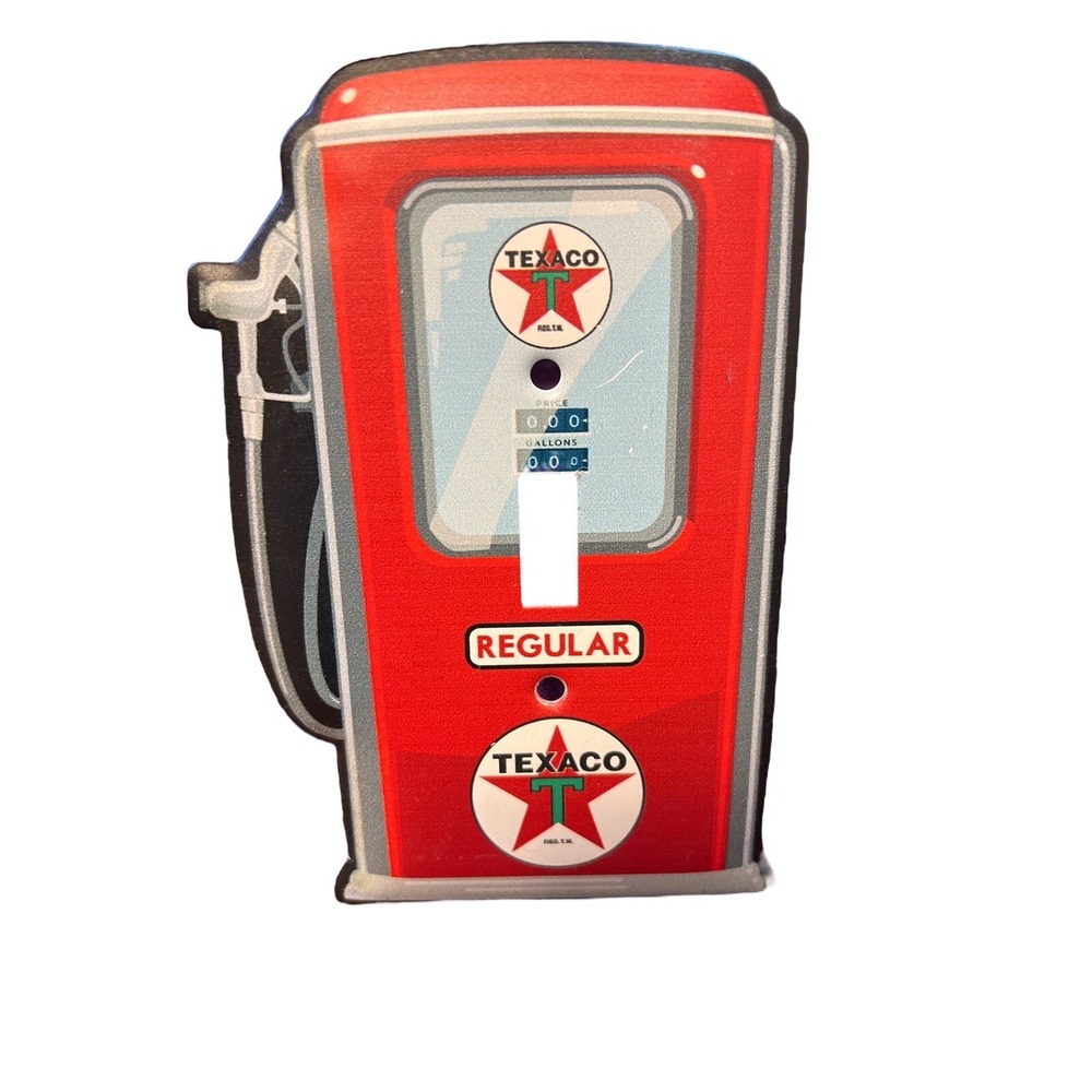 Texaco Light Switch Plate Cover Gas Pump Vintage Style Oil